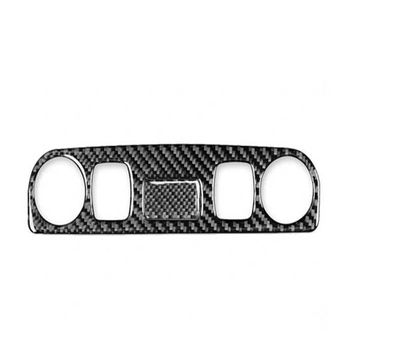 Innenzubehör Für A3 S3 8P 2006-2007 Carbon Fiber Hinten Dach Lesen Lampe Panel Abdeckung Trim Auto Innen Dekoration Zubehör Aufkleber(Schwarz) von HUANTY