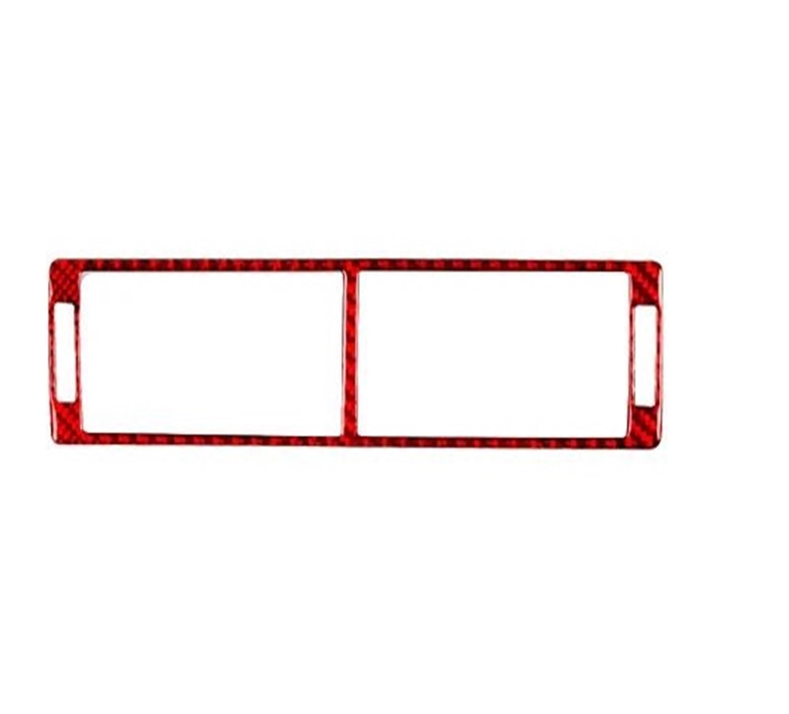 Innenzubehör Für A4 S4 B7 2005-2008 Zentrale Klimaanlage Outlet Panel Dekorative Abdeckung Auto Innen Zubehör Aufkleber(Rot) von HUANTY