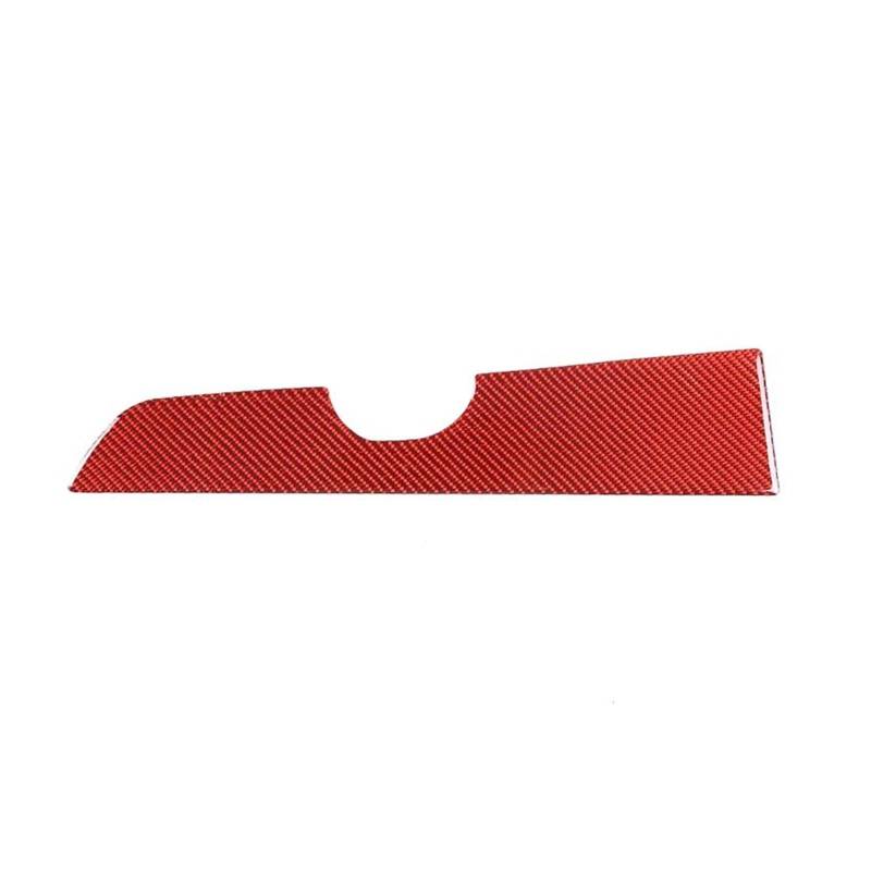 Innenzubehör Für Corvette C6 2005-2013 Auto Zentrale Steuerung Armlehne Box Side Trim Streifen Aufkleber Auto Zubehör(Rot) von HUANTY