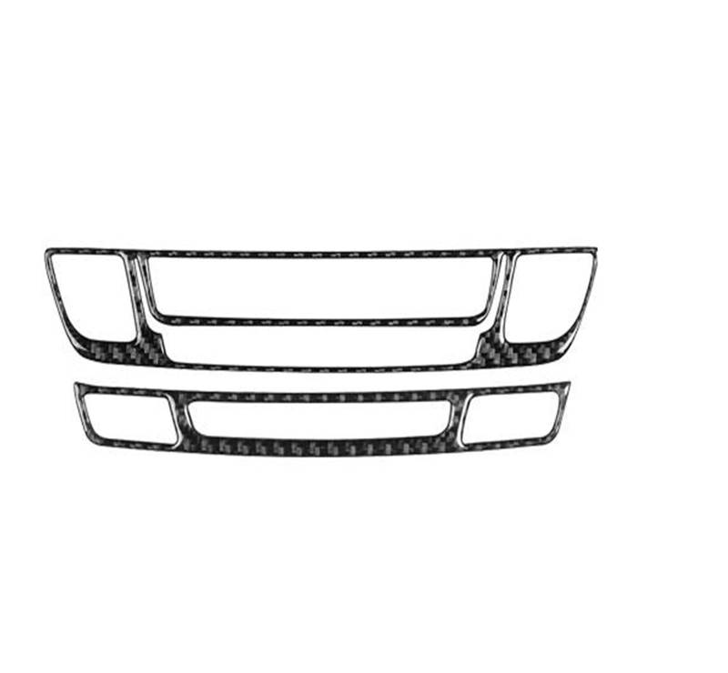 Innenzubehör Für Ridgeline 17-20 Pilot 16-22 Passport 19-23 Carbon Faser Klimaanlage Bedienfeld Abdeckung Auto Zubehör(Schwarz) von HUANTY