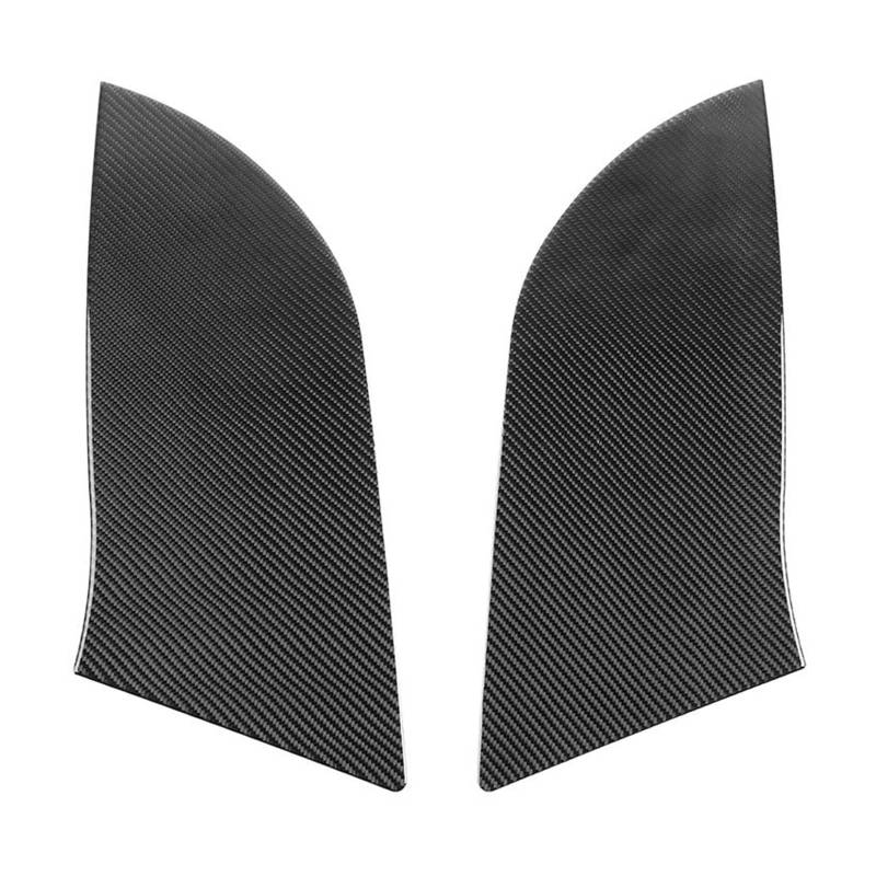 Innenzubehör Hinten Sitz Seiten Panels Innentür Armlehne Dekoration Auto Zubehör Abdeckung Aufkleber Für Challenger 2015 +(Schwarz,2pcs) von HUANTY