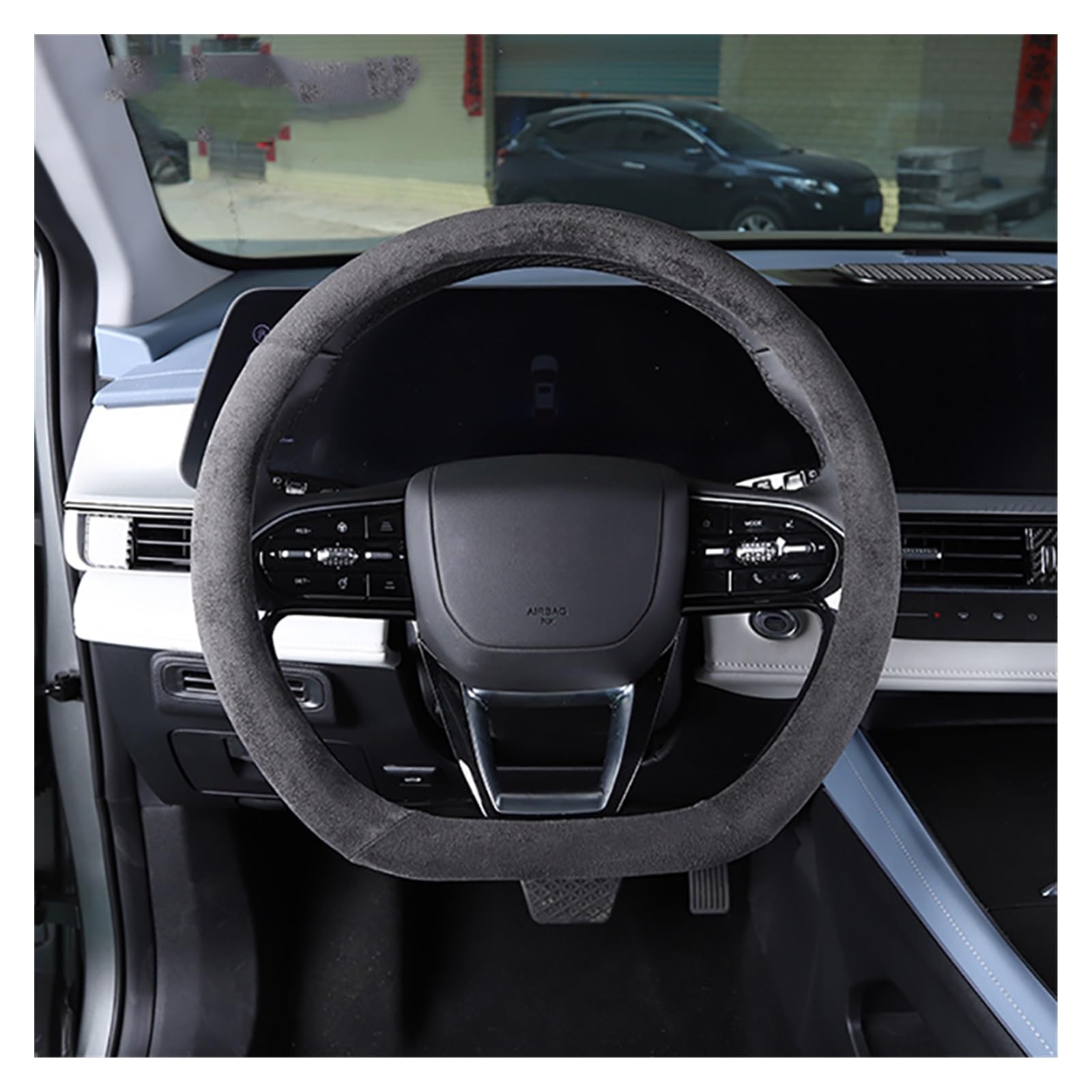 Steering wheel Cover 1 Stücke Für Omoda 5 2022 2023 Auto Lenkrad Abdeckung Auto Lenkrad Naben Innen Auto Zubehör von HUANTY