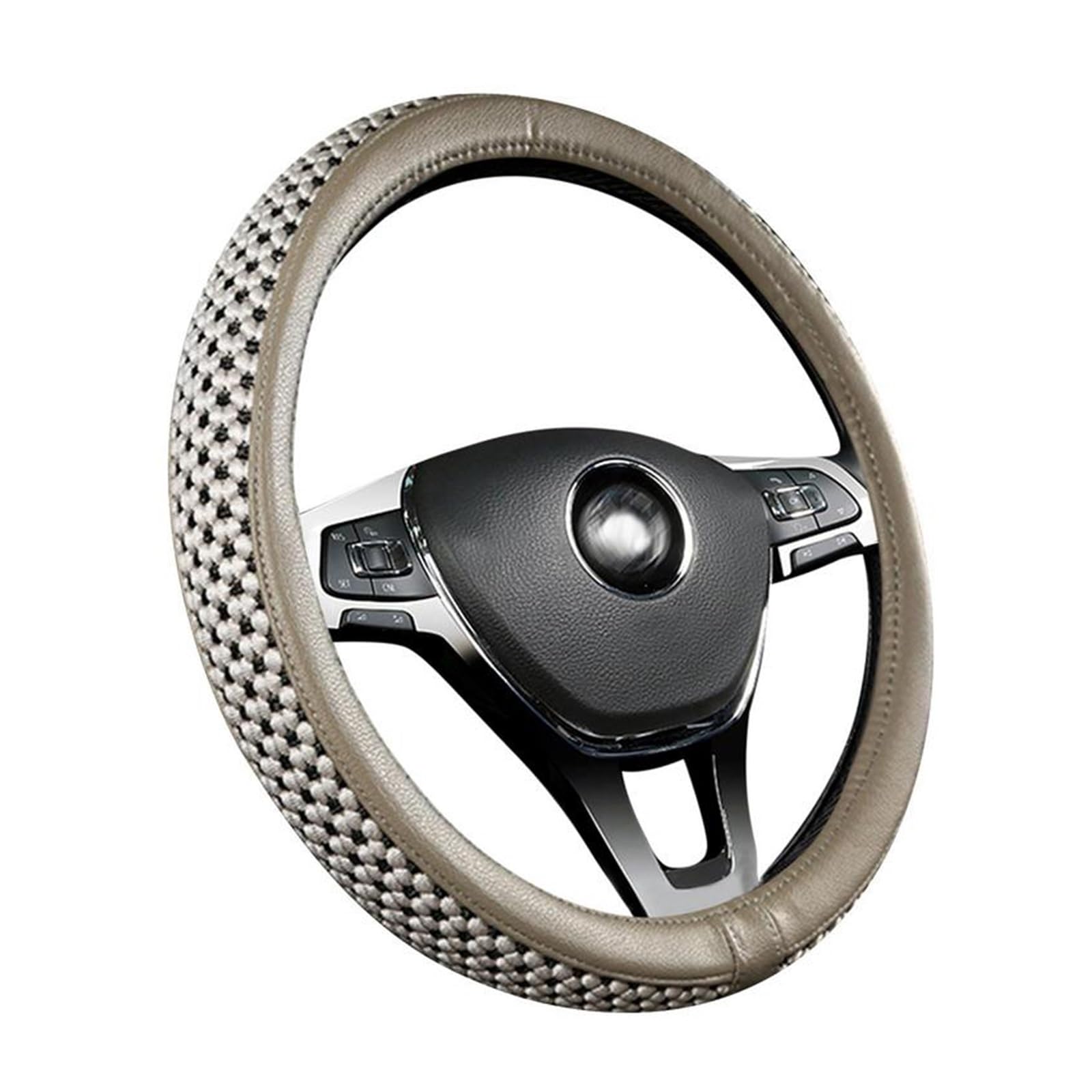 Steering wheel Cover Eisseiden-Lenkradbezug, Universeller Fahrzeug-Eisseiden-Radbezug, 38,1 cm, Auto-Lenkradschutz, Auto-Lenkrad(E) von HUANTY