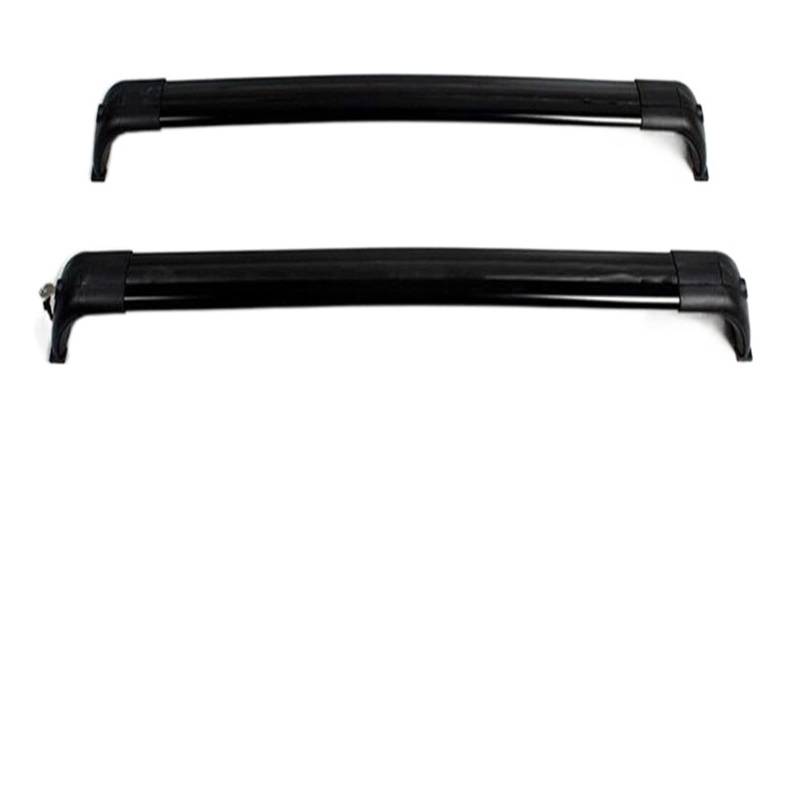 Dachträger-Querstangen Kompatibel mit Land Rover Discovery 4 LR4 2010-2017, Dachträger, obere Racks, Schienen Boxen (Color : Short Blac von HUEBRA