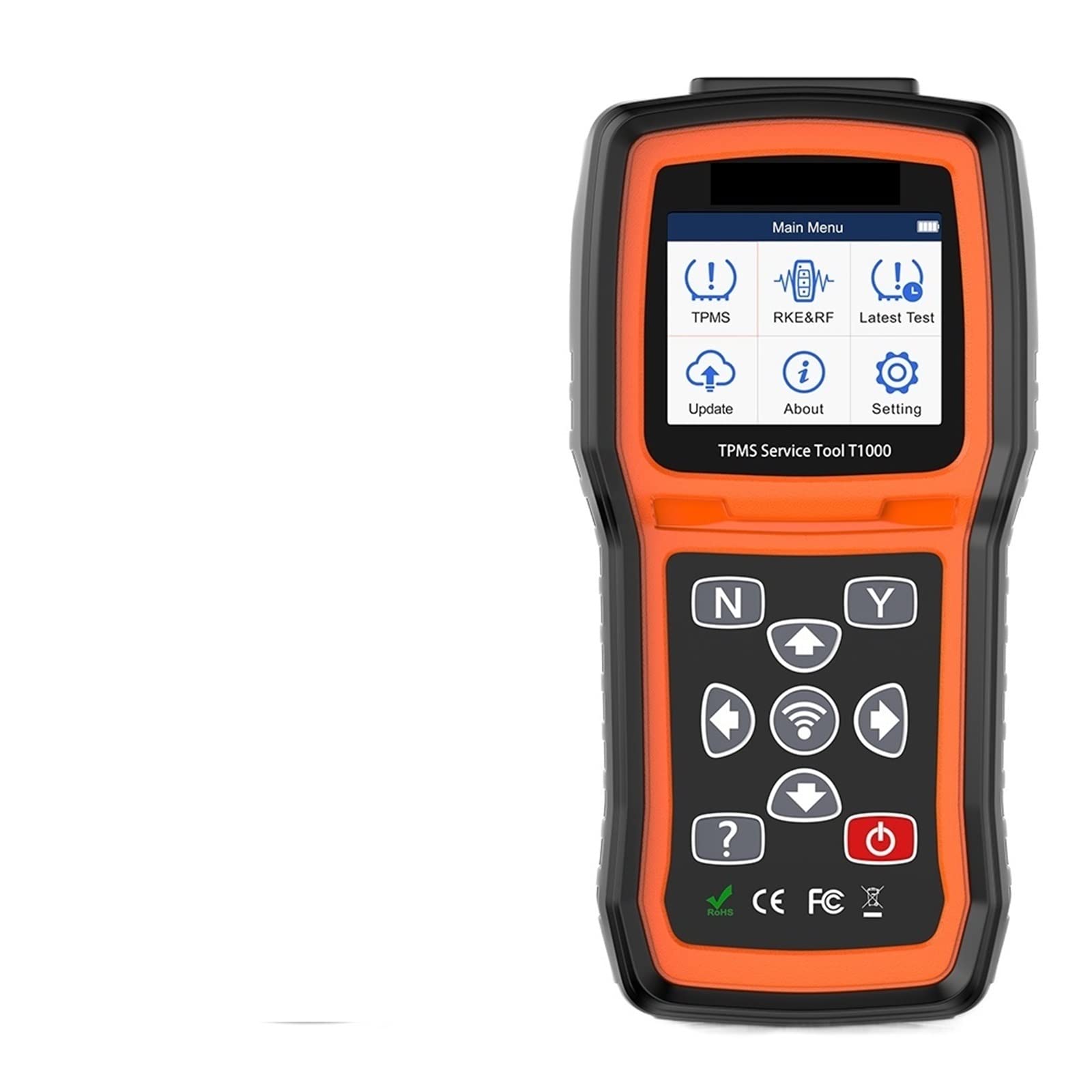 HUEBRA Auto-Scanner T1000 TPMS Tool Programmierung Aktivieren TPMS Sensoren Check RF Schlüsselanhänger Reifendrucküberwachungssystem Auto Tester Detektor von HUEBRA