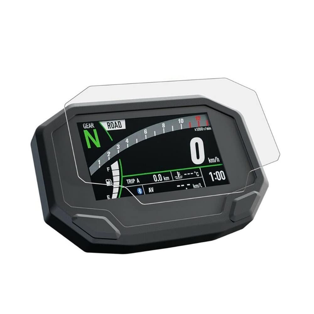 Dashboard Displayschutzfolie Tachoschutzfolie 2024 Motorrad Cluster Kratzschutzfolie Displayschutzfolie Für Kawasaki Z650 von HUEKDLSW