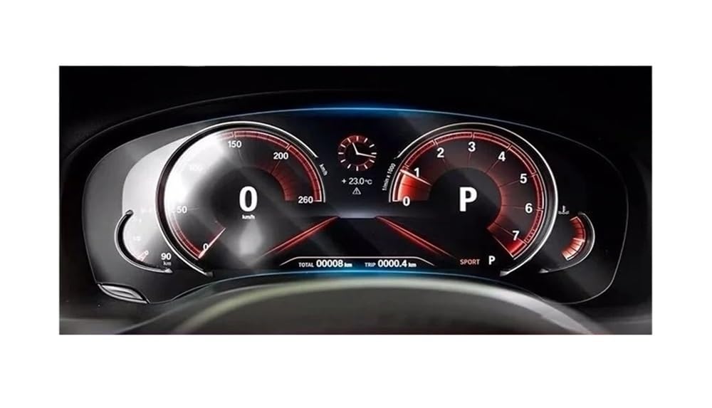 Dashboard Displayschutzfolie Tachoschutzfolie Auto TPU Auto Armaturenbrett Bildschirm Schutzfolie HD Aufkleber Film Für B&M&W X3 X4 G01 30D 2018-2021 von HUEKDLSW