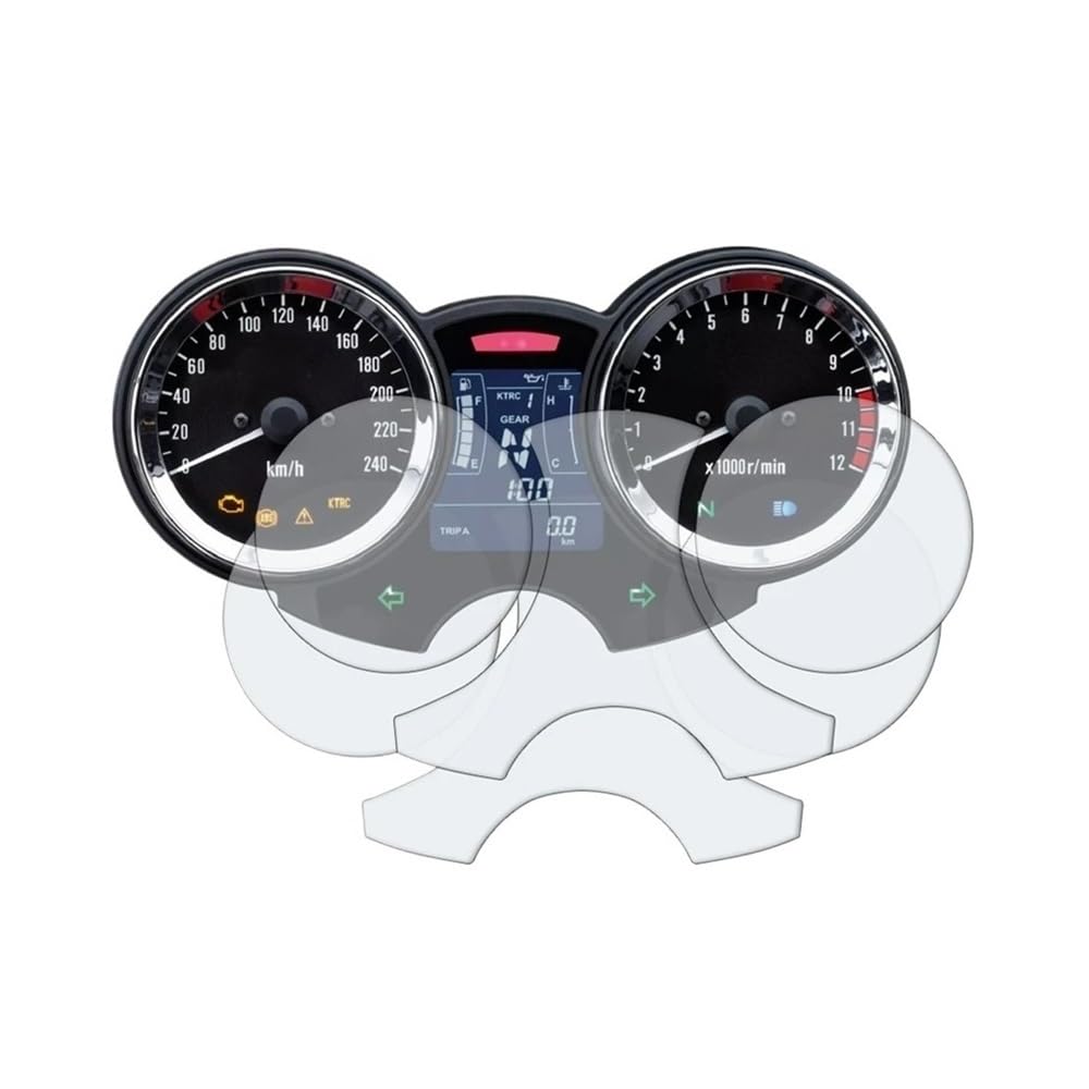 Dashboard Displayschutzfolie Tachoschutzfolie Cluster Kratzschutz Film Displayschutzfolie Tacho Für Kawasaki Z900RS 2017-2024 Z900 RS von HUEKDLSW