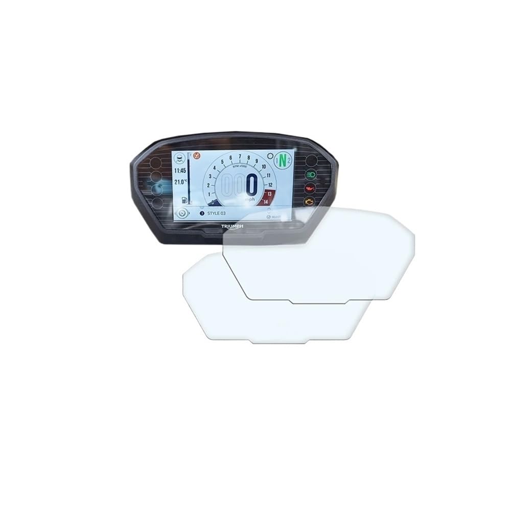 Dashboard Displayschutzfolie Tachoschutzfolie Cluster-Kratzschutzfolie, Instrumenten-Tachometer-Bildschirmaufkleber Für Triumph Tiger 1200 XC XR 800 2017-2018 von HUEKDLSW