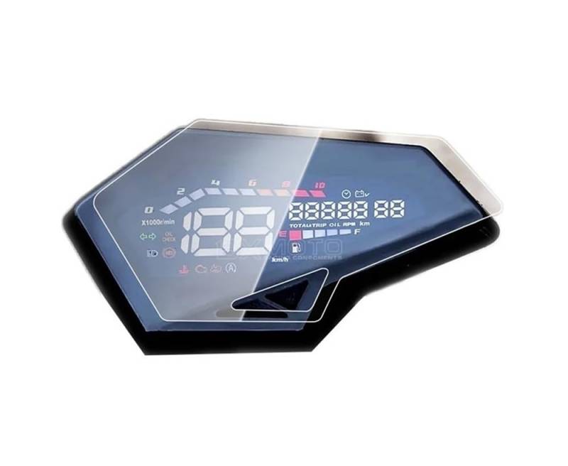 Dashboard Displayschutzfolie Tachoschutzfolie Für Sym DRG158 DRG 158 Motorradzubehör Tacho Cluster Kratzschutzfolie Armaturenbrett PVC Displayschutzfolie von HUEKDLSW