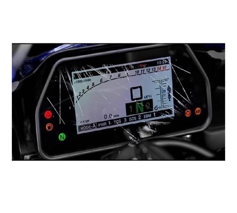 Dashboard Displayschutzfolie Tachoschutzfolie Für Ya&maha YZF R1 R1M 2021-2023 Motorrad Dashboard Meter Displayschutzfolie von HUEKDLSW