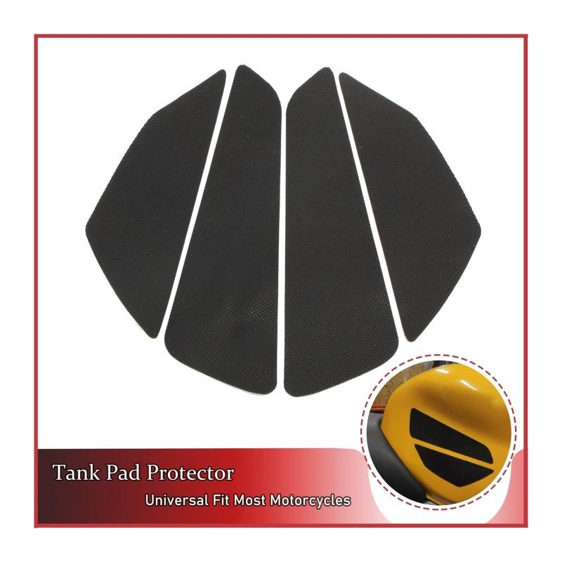 Tankpad Tankschutz Motorrad Universal Fuel Tank Traktion Seite Pad Gummi Grip Protector Aufkleber Für Ho&n&da Für Ya&maha Für Suzuki von HUEKDLSW