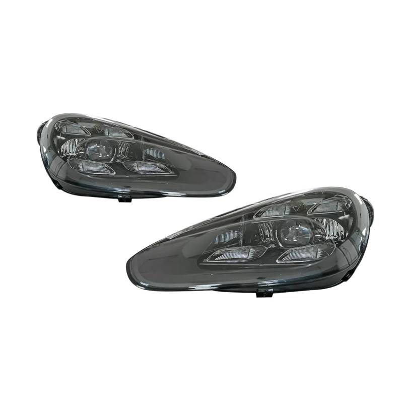 HUHASJEQ Auto Lichter Kopf Lampen Kompatibel for Porsche Cayenne 958,1 958,2 2011-2018 Upgrade 2020 Matrix Laser Scheinwerfer(RHD,15-18 Headlights) von HUHASJEQ