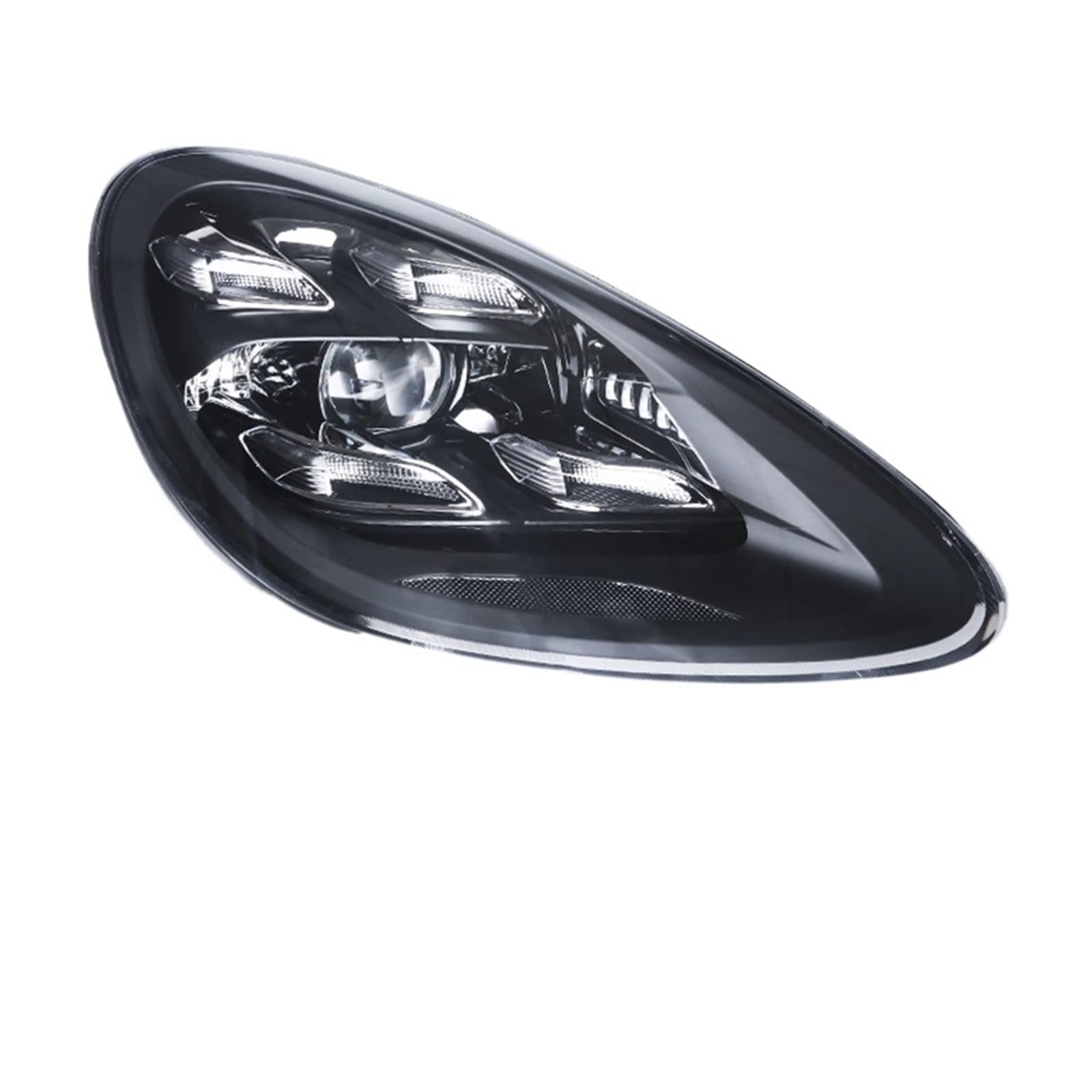 HUHASJEQ Auto Styling Kopf Lampe Kompatibel for Porsche Cayenne Scheinwerfer 2011-2018 Upgrade Neue Modell Scheinwerfer DRL Fernlicht abblendlicht(2011-2014,LHD) von HUHASJEQ