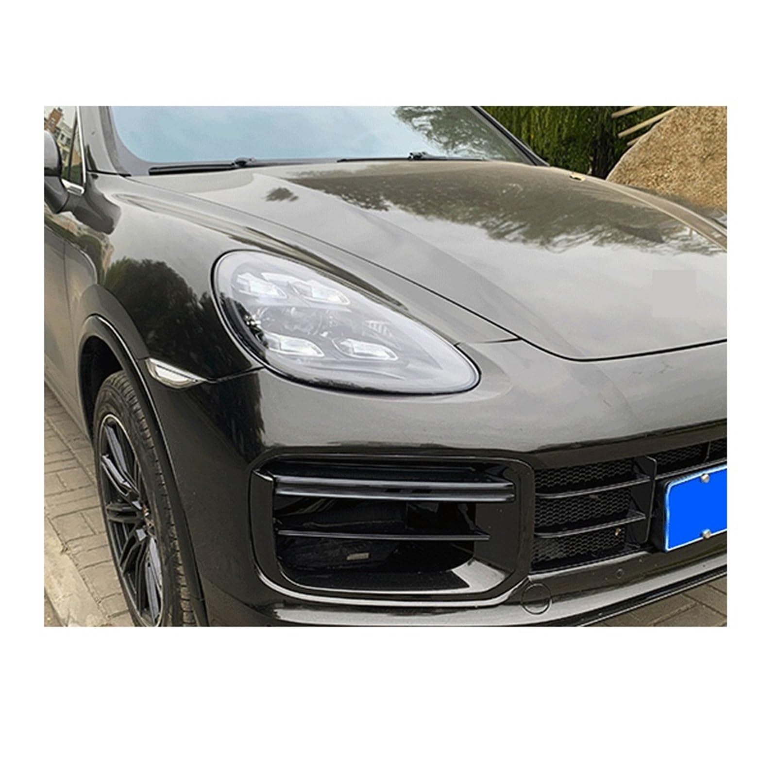 HUHASJEQ Kompatibel for Porsche Cayenne 958 Scheinwerfer 2011 2012 2013 2014 Kopflicht DRL Tagfahrlicht Matrix Stirnlampe Kompatibel for Porsche Cayenne(Left Hand Drive) von HUHASJEQ