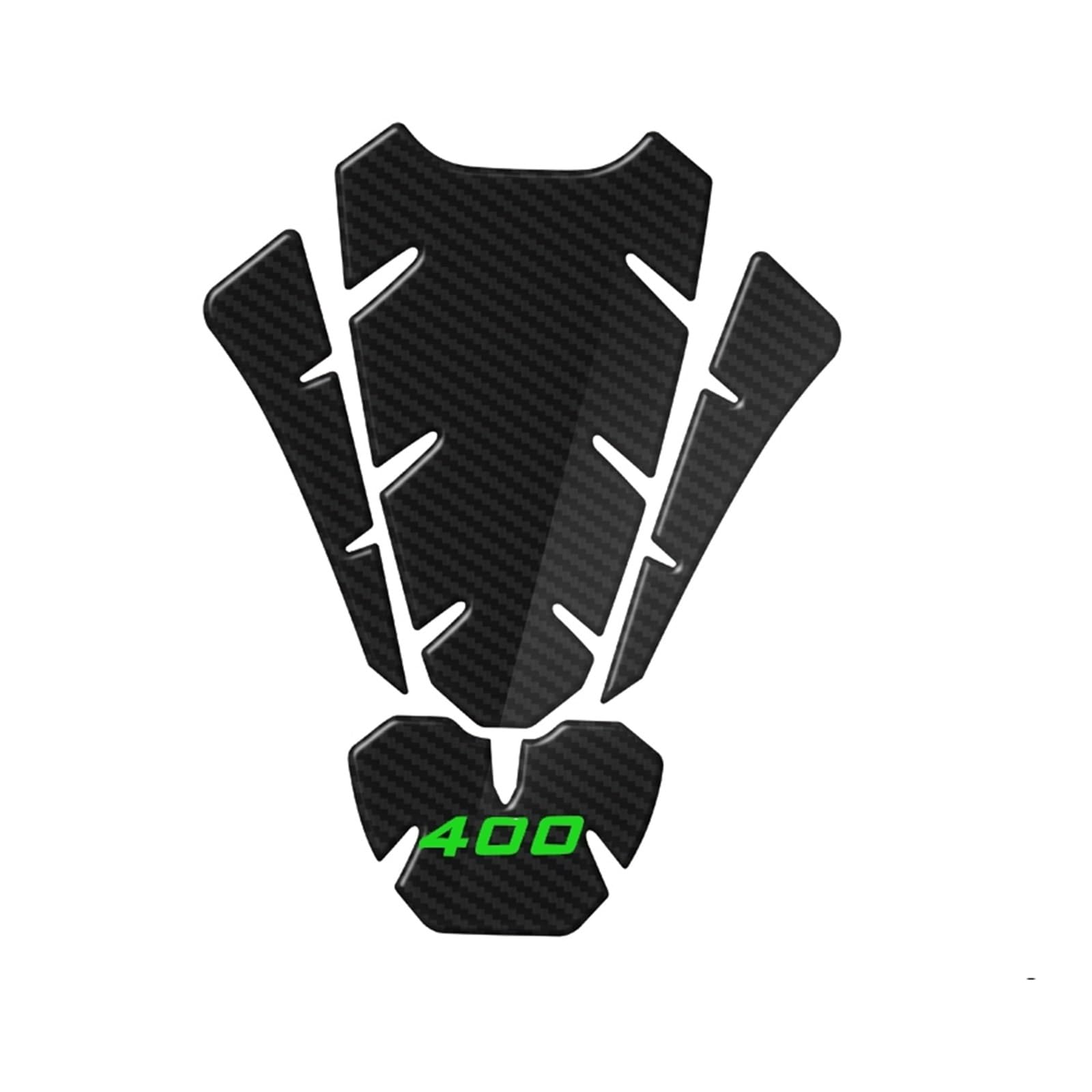 Motorrad Tankpad Für K&awasaki Z400 Ninja400 Für NINAJ 400 Z400 Motorrad Gas Tank Abdeckung Pad Protector Carbon Look Moto Tankdeckel Pad Aufkleber(3 Green) von HUIBOOO