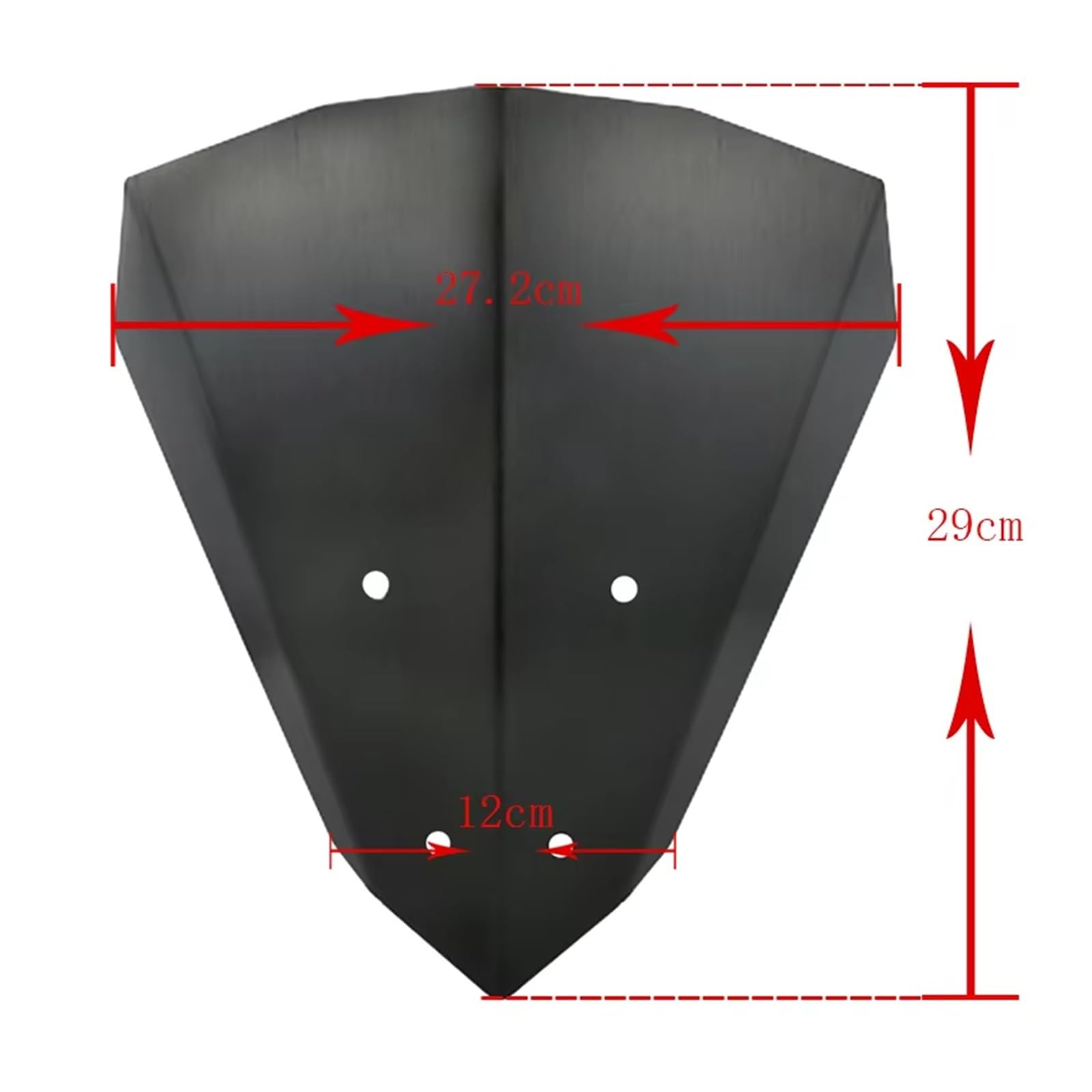 Windschutzscheibe für Motorräder Motorrad Luftstrom Windschutzscheibe Windschutzscheibe Deflektor Halterung Schutz Schutz Aluminium Für K&awasaki Für Z400 2019 2020 Windschutzscheibe(Black) von HUIBOOO