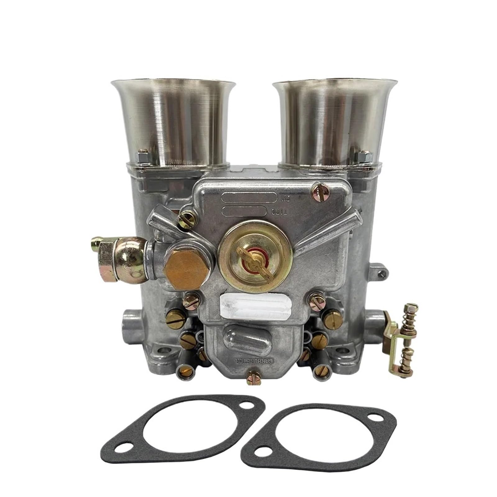 50 DCOE Vergaser Kompatibel for Weber 50DCOE EMPI Dellor Solex 50mm DHLA Carb Twin Choke 4 Zyl. 6 Zyl. V8 Motor 19650.002 von HUIFFNG