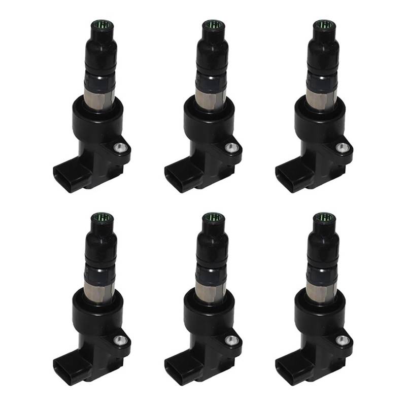 6Pcs Auto Zündspule Kompatibel for JAGUAR XJ 3,0 2003-2009 XF S-TYPE II X-TYPE I 2001-2009 UF435 XR822478 C2S42673 C2S11480 6R8312A366BA von HUIFFNG