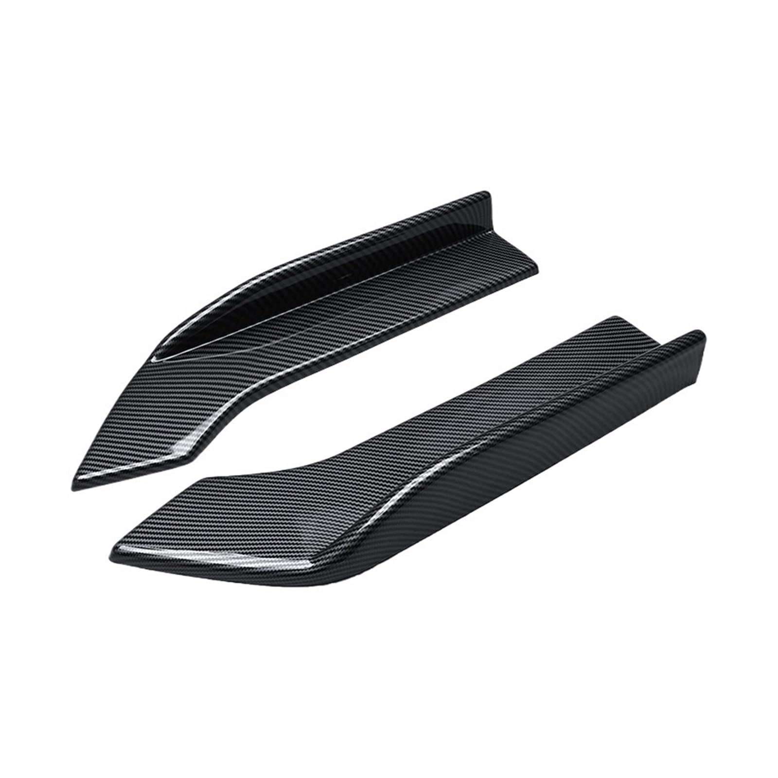 Auto Kompatibel for BMW X1 F48 E84 2010-2022 Heckstoßstangensplitter Schürzen Kofferraumlippenspoiler Canard Flügeldiffusor Wickelwinkelschutz ABS(Black) von HUIFFNG