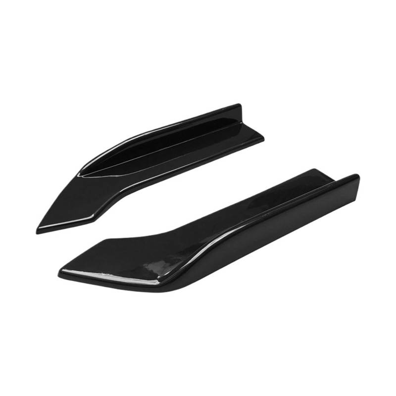 Auto Kompatibel for BMW X1 F48 E84 2010-2022 Heckstoßstangensplitter Schürzen Kofferraumlippenspoiler Canard Flügeldiffusor Wickelwinkelschutz ABS(Gloss Black) von HUIFFNG