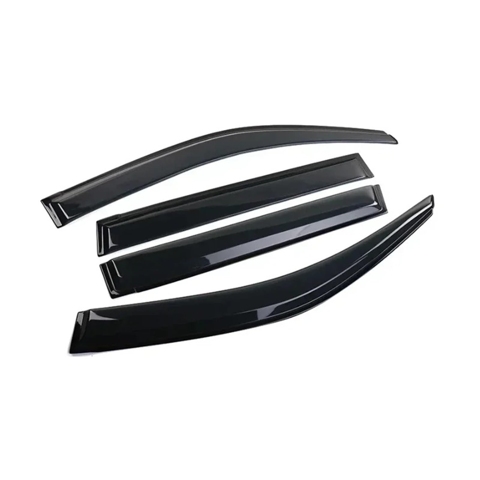 Autofensterblenden Kompatibel for Geely Xingyue S Tugella FY11 2019~2026 Regenschutzabweiser Windschutzscheiben-Markisenverkleidung Autozubehör(Black) von HUIFFNG