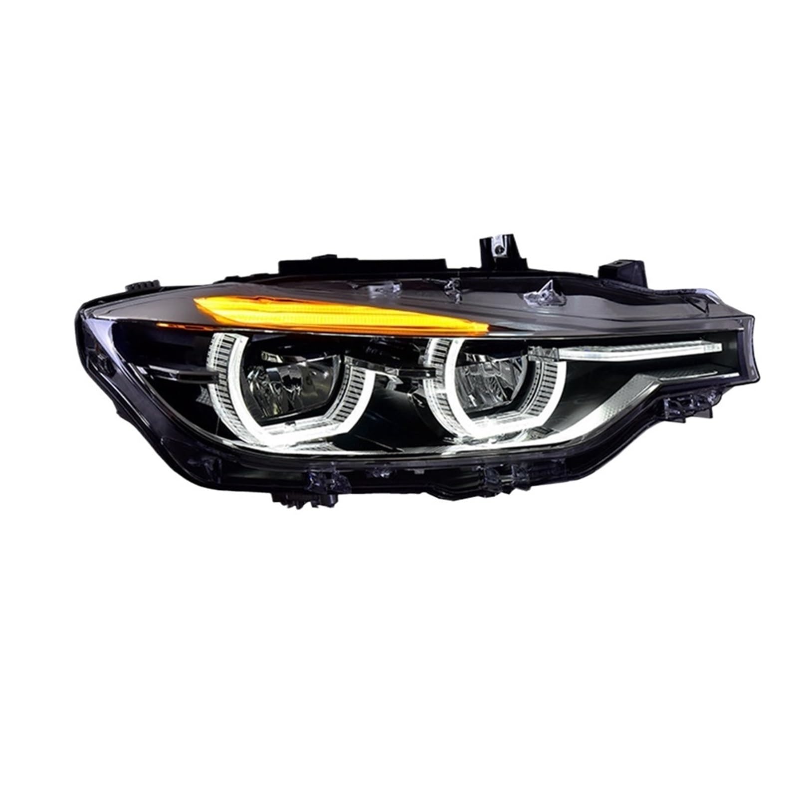 Autolichter F30 F31 F35 F80 2012-2019 Kompatibel for BMW 3er LED Dynamische Scheinwerfer DRL Angel Eye Design Projektorlinse Zubehör(Original Xenon) von HUIFFNG