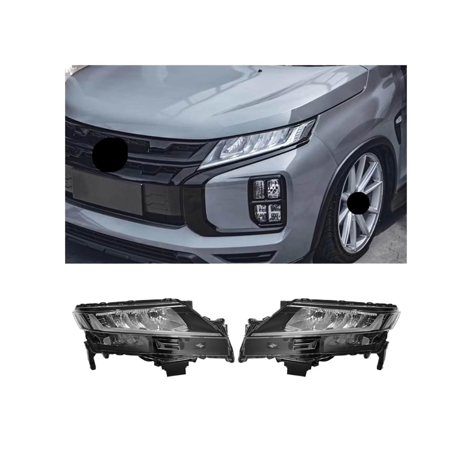 Autolichter kompatibel für Mitsubishi ASX Autoscheinwerfer Montage Upgrade 2020 Stil Design LHD RHD Projektorlinse Lampenzubehör Autolichter kompatibel für Mitsubishi ASX Autoscheinwerfer Montage Upgrade 2020 Stil Design LHD RHD Projektorlinse Lampenzubehör von HUIFFNG