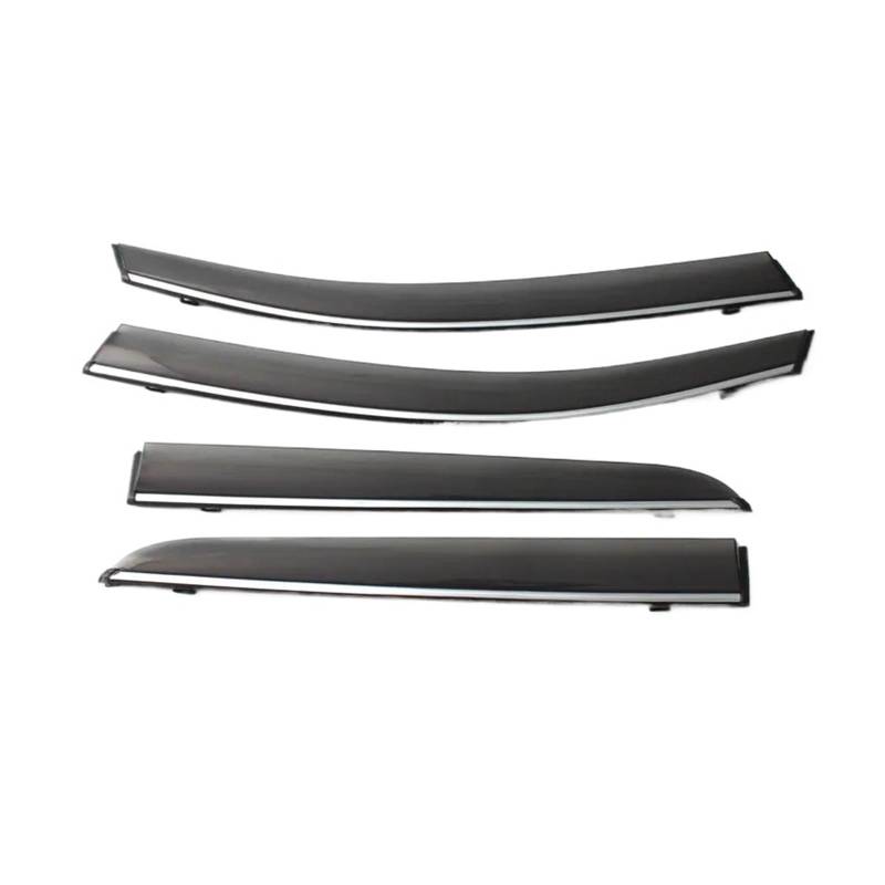 Fensterabweiser Kompatibel for Hyundai Sonata 9th 2015 2016 2017 2018 2019 Fenstervisier Vent Sonnenschutz Regenschutz Türvisier Regenschild(Chrome strip) von HUIFFNG