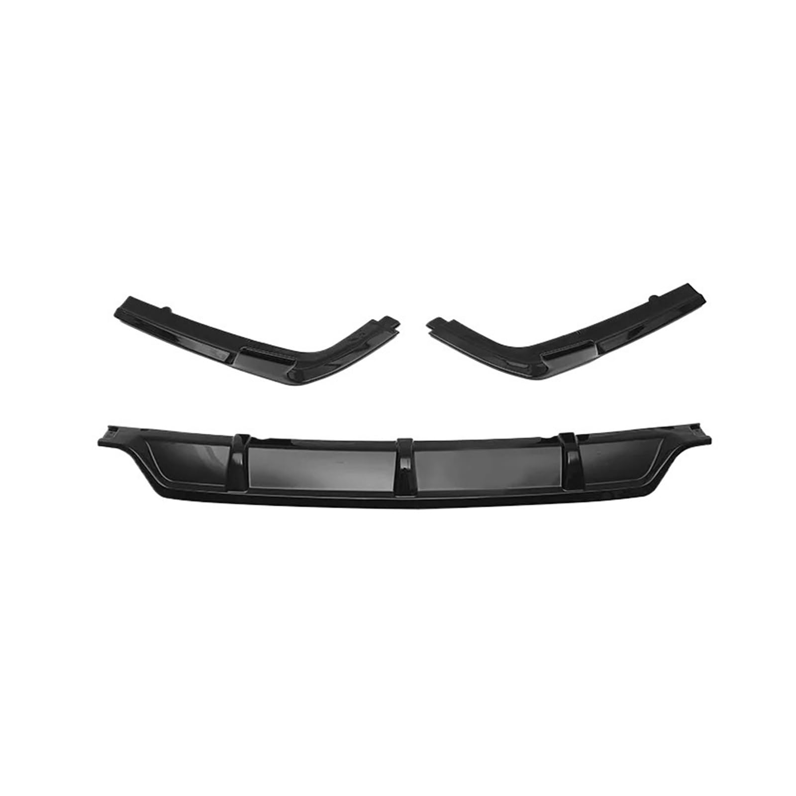 Glänzend schwarz Heckstoßstangen-Diffusor Spoilerlippe Kofferraumflügel Kompatibel for BMW X7 G07 Body Kit Splitter Cover Trim von HUIFFNG