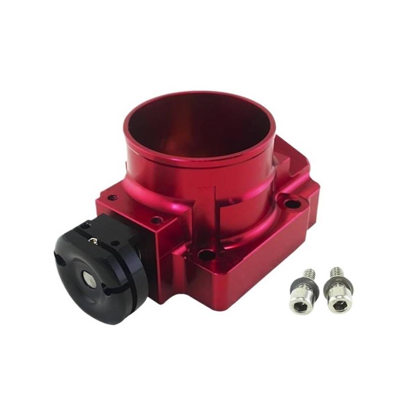 Hamsit Erhöhte Ansaugdrosselklappe, 70 mm Legierungskaliber-Drosselklappe, kompatibel for Honda Civic Acura Integra DA DB DC2 B16 B18C(Red) von HUIFFNG