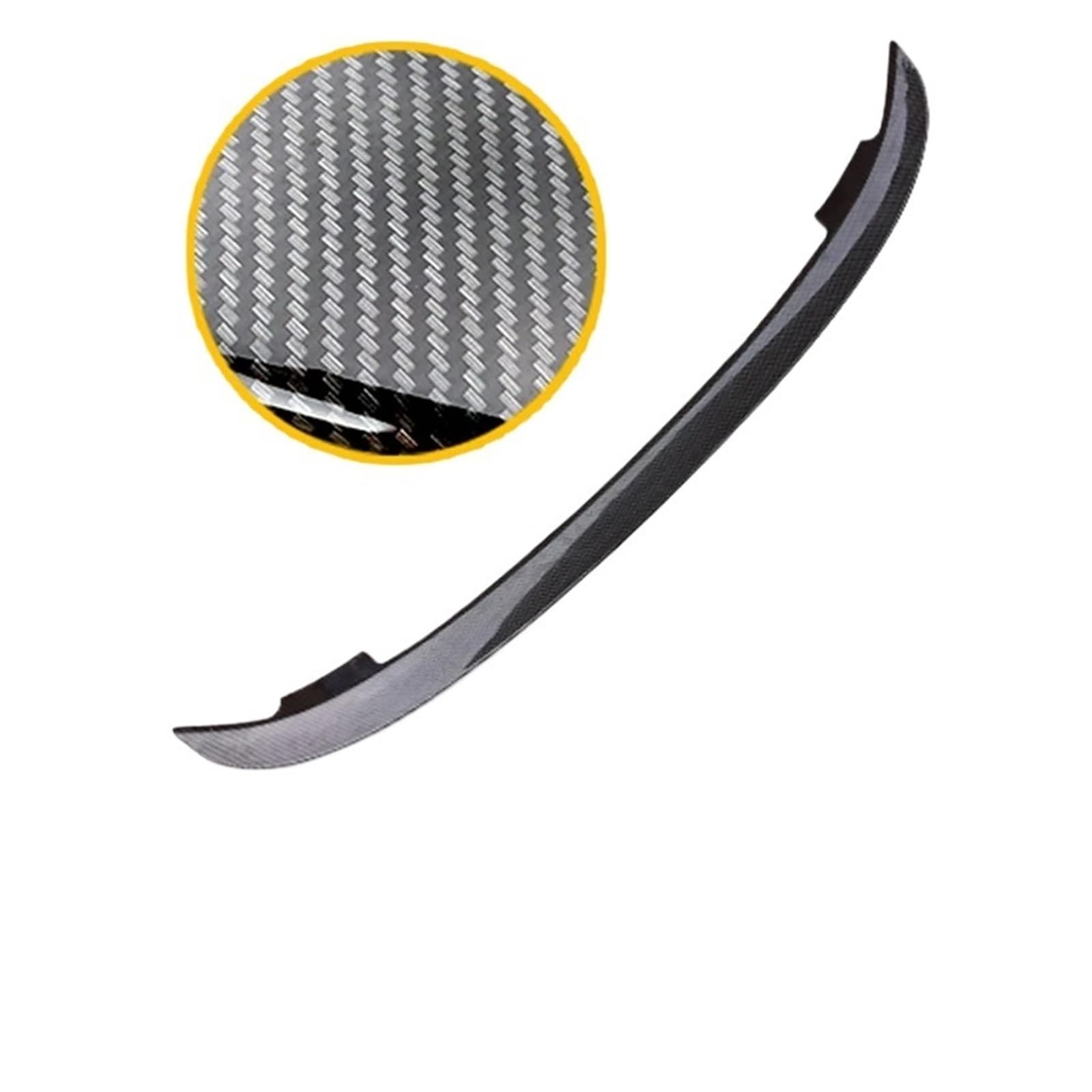 Heckspoilerlippe for Kofferraumdeckel, Autoflügel, Ducktail, Spoilerlippe, kompatibel mit Geely Tugella Xingyue FY11 2019 20 21, Tuning-Flügel, Schwarz/Weiß, Carbon-Druck(Carbon LOOK) von HUIFFNG