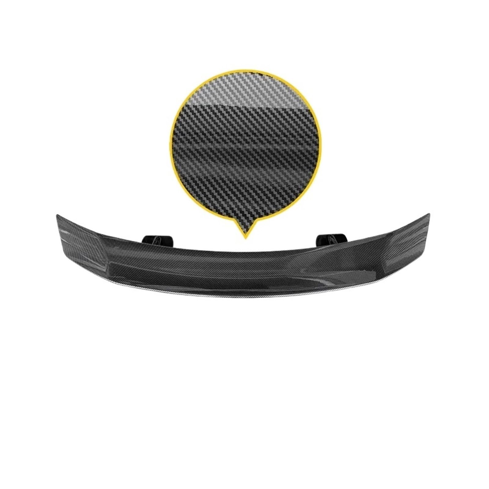 Kofferraumspoiler Carbon Oberflächentyp TC Autozubehör Heckspoiler Heckspoiler Kompatibel for Honda Civic Limousine 2006-2019 Allgemeiner Typ(Carbon Fiber Look) von HUIFFNG