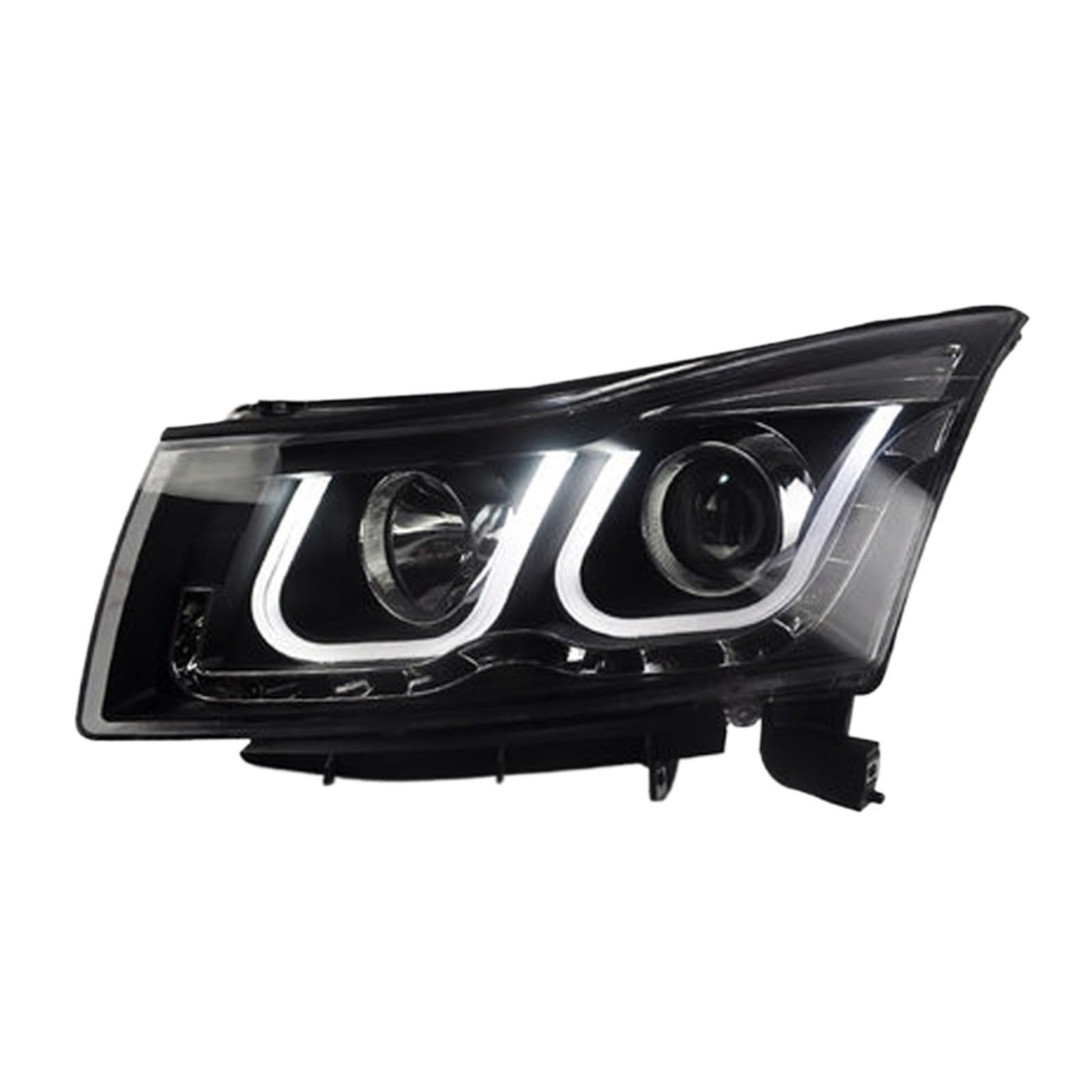 Kompatibel for Chevrolet Cruze 2009–2015 Scheinwerfer DRL Tagfahrlicht LED Bi Xenon Birne Nebelscheinwerfer Autozubehör Cruze Kopf Lampe(Include l-ed) von HUIFFNG