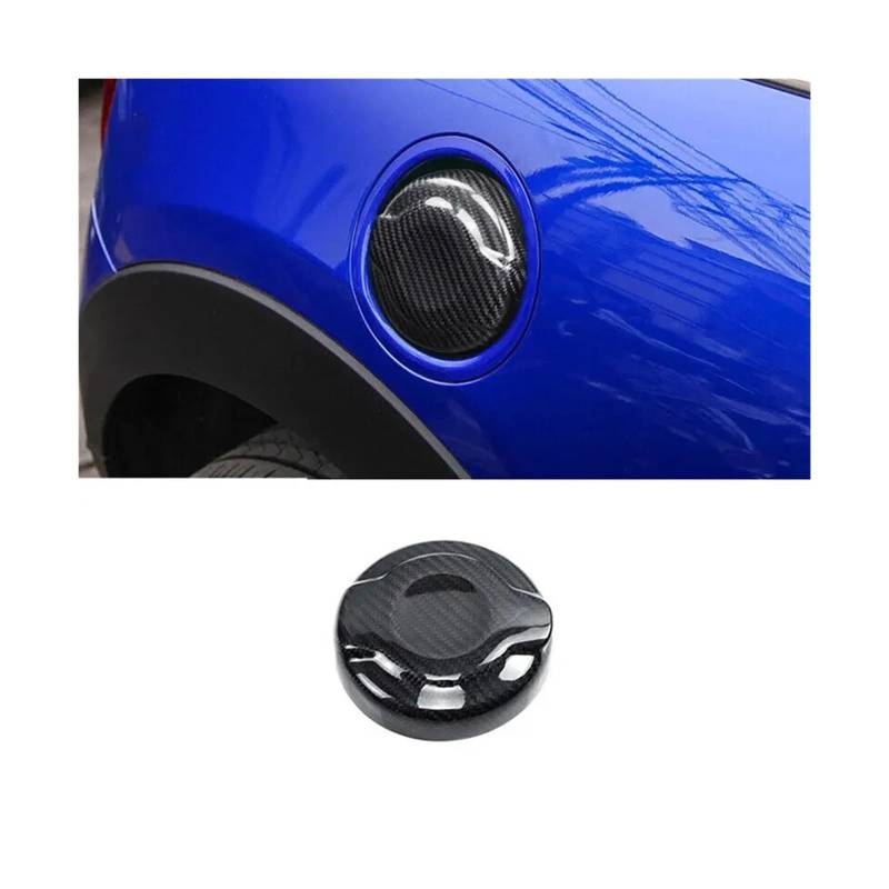 Real Carbon Fiber Tankdeckel Tankdeckel Kompatibel for Mini Cooper F55 F56 F57 2014-2019 von HUIFFNG