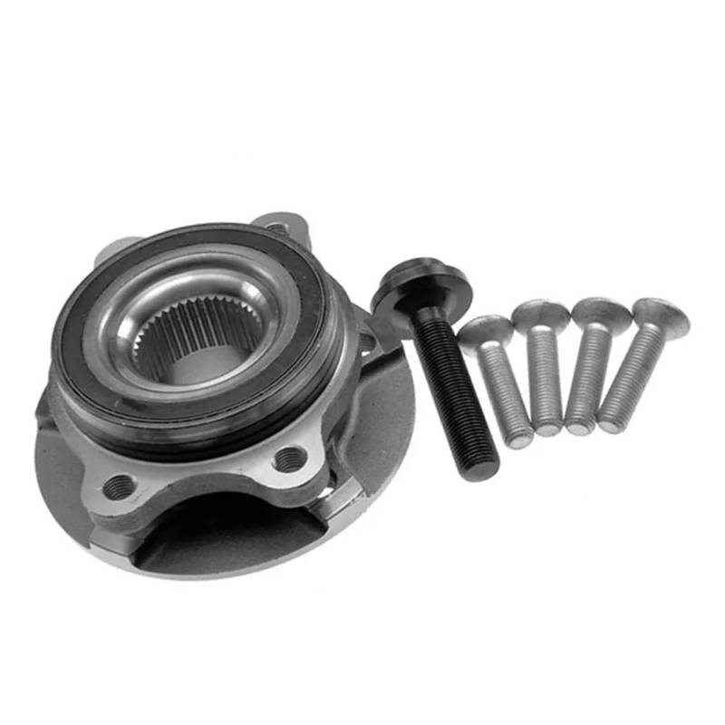 Vorderradnabenlagerbaugruppe Kompatibel for A4 A5 A6 A8 Allroad Q5 S6 S8 RS5 RS7 SQ5 2.0L Quattro 2009-2016 4H0498625F von HUIFFNG