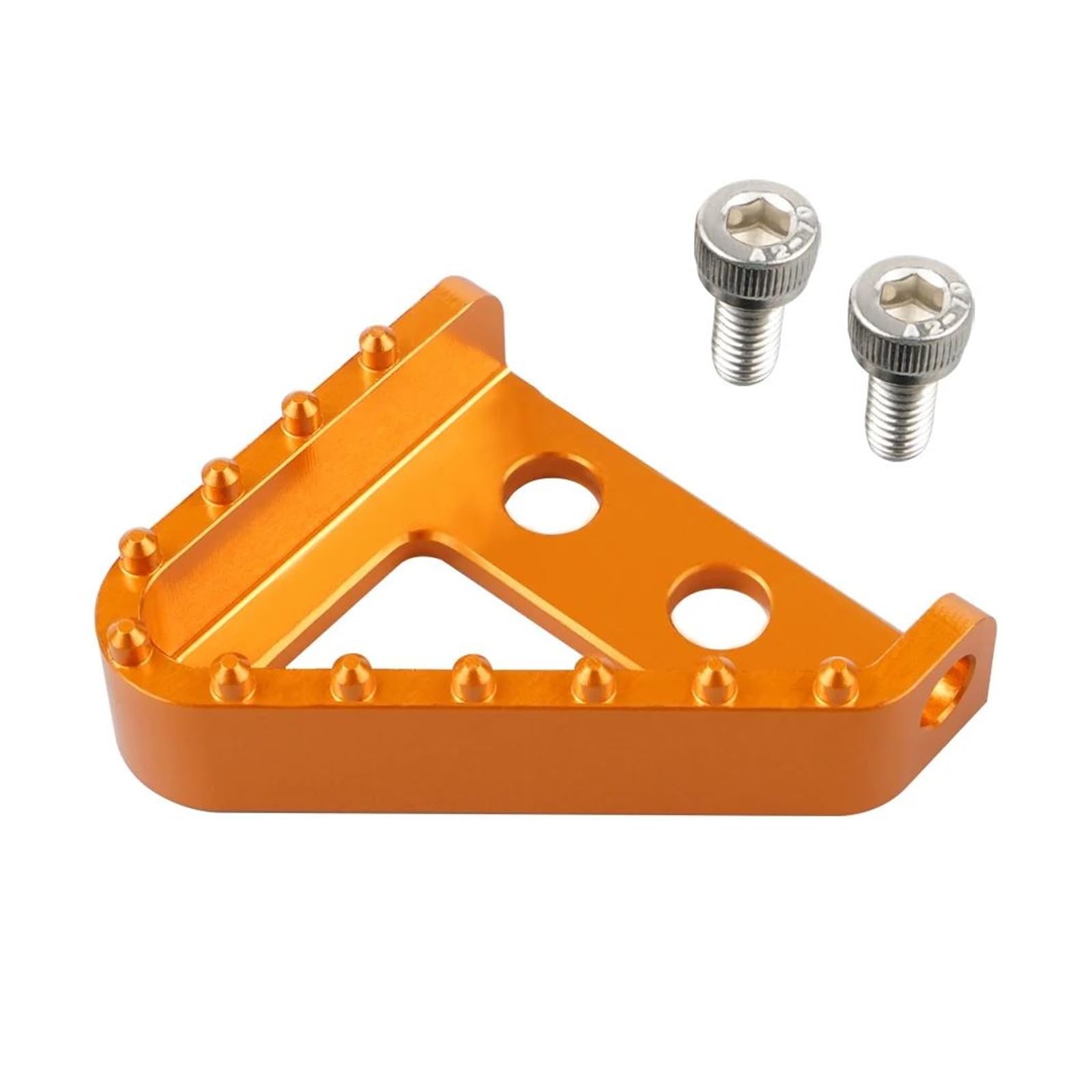 Bremspedalspitze Hinten Für K&T&M EXC EXCF SX SXF XC XCW XCF XCWF 125 200 250 350 400 450 2004-2016 Motorrad-Hinterradbremspedalplatte(Orange) von HUIGAR