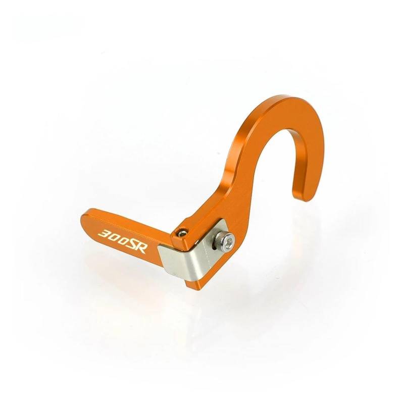 HUIGAR Hupe Taster Schutz Hupe Verlängerung Für CFMOTO 300 SR 300SR SR300 2020-2024 Motorradzubehör Hupenschalter-Verlängerungsknopf(Orange,with Logo) von HUIGAR