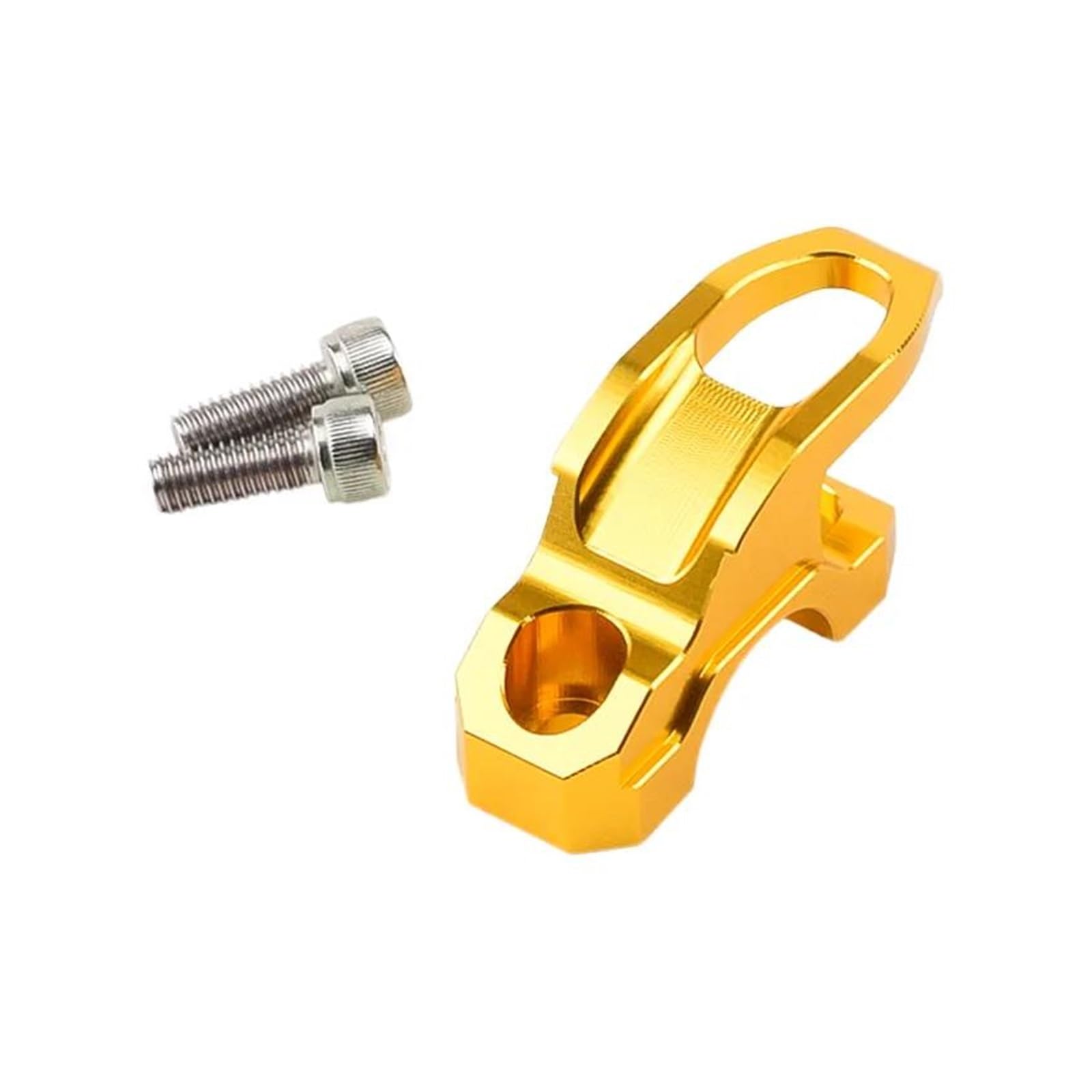 Motorrad Gepäckhaken Für HON&DA Forza 350 Forza350 CNC-modifizierter Lenker-Helmhaken Gepäcktaschenhaken Halter Aufhänger Motorradzubehör(Gold,No Logo) von HUIGAR