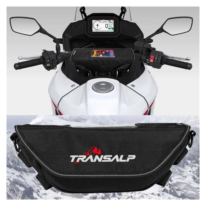 Motorradtasche Lenker Tasche Für HON&DA XL750 TRANSALP750 TRANSALP 750 XL 750 Motorrad wasserdichte Lenkertasche(B) von HUIGAR