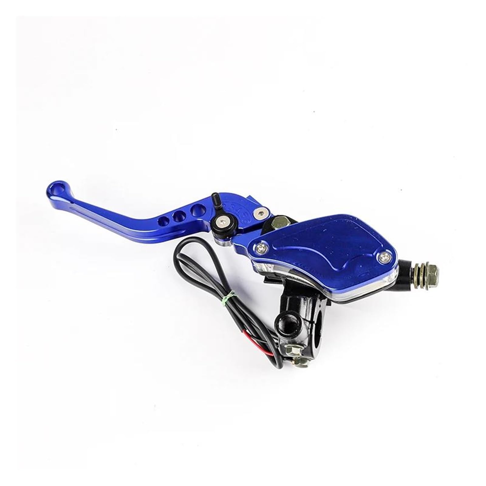 22mm 7/8'' Motorrad Bremshebel Master Zylinder Kabel Kupplung Bremse Pumpe Für Yamaha Suzuki Honda Kawasaki Roller ATV Dirt Bike(Left Blue) von HUIKO