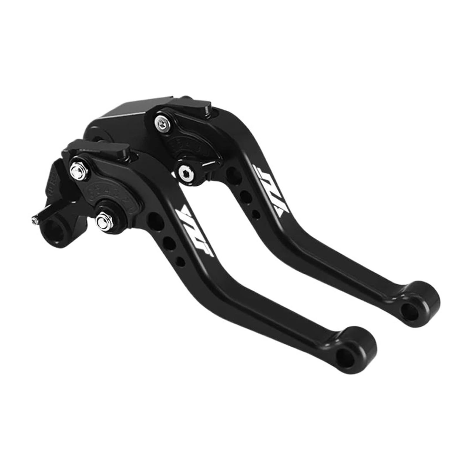 Einstellbare Bremskupplung Kurzer Lenkerhebel Für YZF-R7 YZF R7 2021-2024 Motorradzubehör(Black) von HUIKO