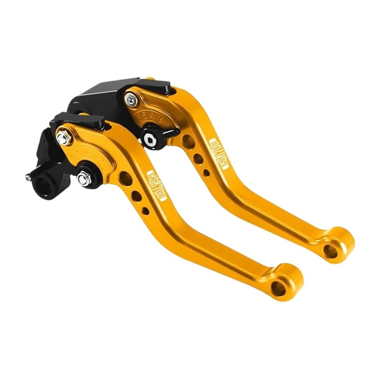 Einstellbare CNC-Bremskupplungsgriffhebel Für XSR155 2009–2024 XSR700 XSR900 2016–2018 Motorradzubehör(Gold XSR700) von HUIKO