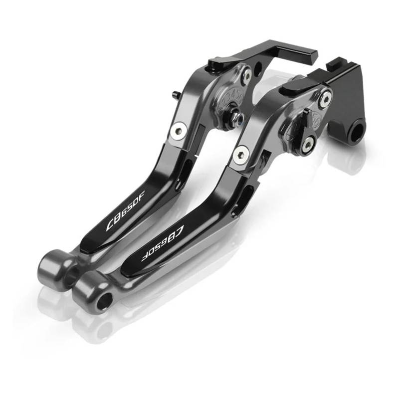 Einstellbare Klappgriffhebel Für Honda CB650F 2014-2019 CNC Kupplungshebel Bremshebel Set Motorradteile(Style-V) von HUIKO