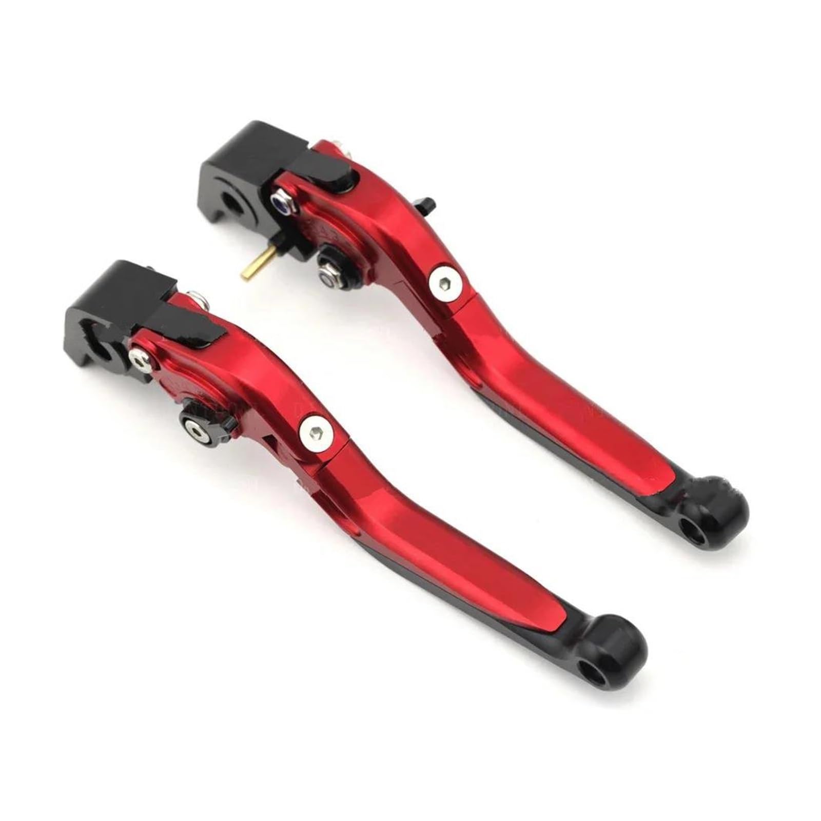 Für DUCATI Panigale 899 959 1199 1299 S 2018 Motorrad Vorne Bremse Kupplung Spurstange Einstellen Klapp Teleskop Hebel Zubehör(Red) von HUIKO