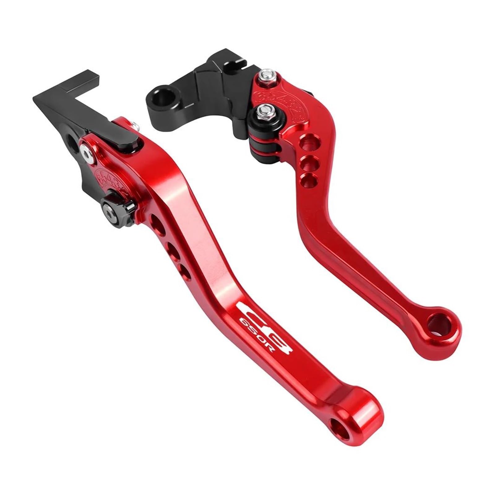 Für Honda CB650R CB650 R CB 650 R 2019-2022 Kurze Und Lange Motorrad Bremse Kupplung Hebel Griff(Red short) von HUIKO