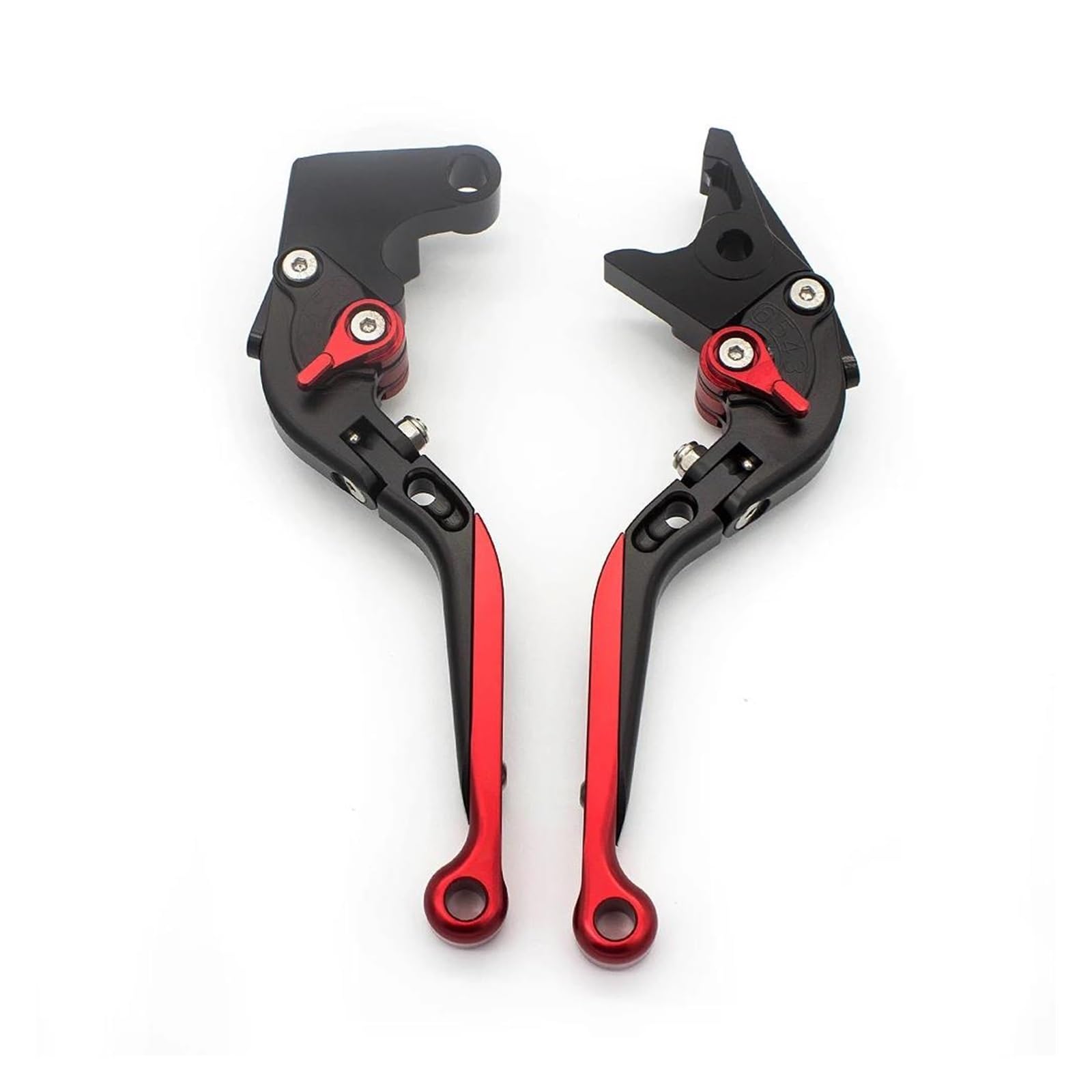 Für Suzuki GSXR750 GSXR1000 2009-2020 CNC Einstellbare Bremshebel Kupplung Griff(Fold Extend Red) von HUIKO