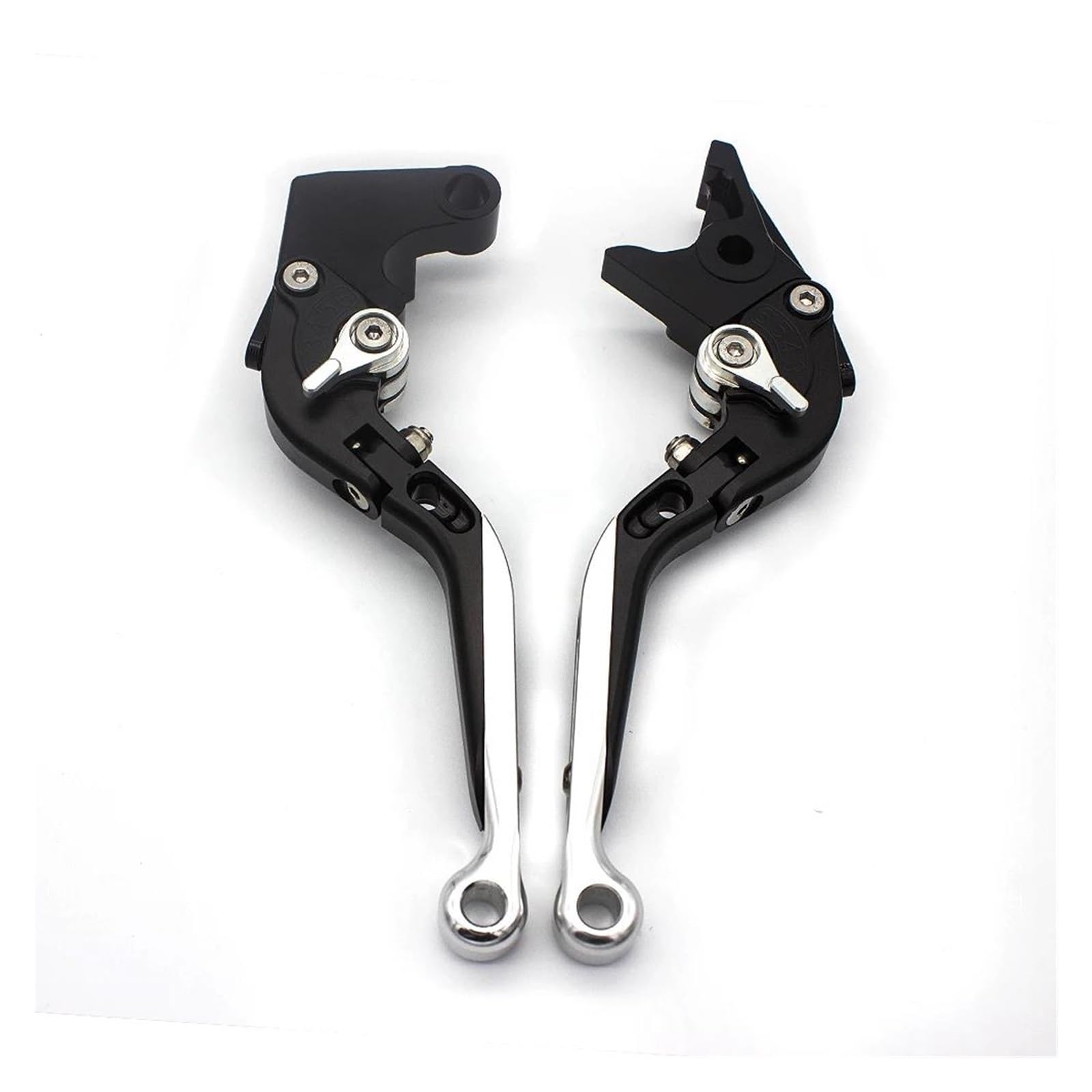 Für Suzuki GSXR750 GSXR1000 2009-2020 CNC Einstellbare Bremshebel Kupplung Griff(Fold Extend Sliver) von HUIKO