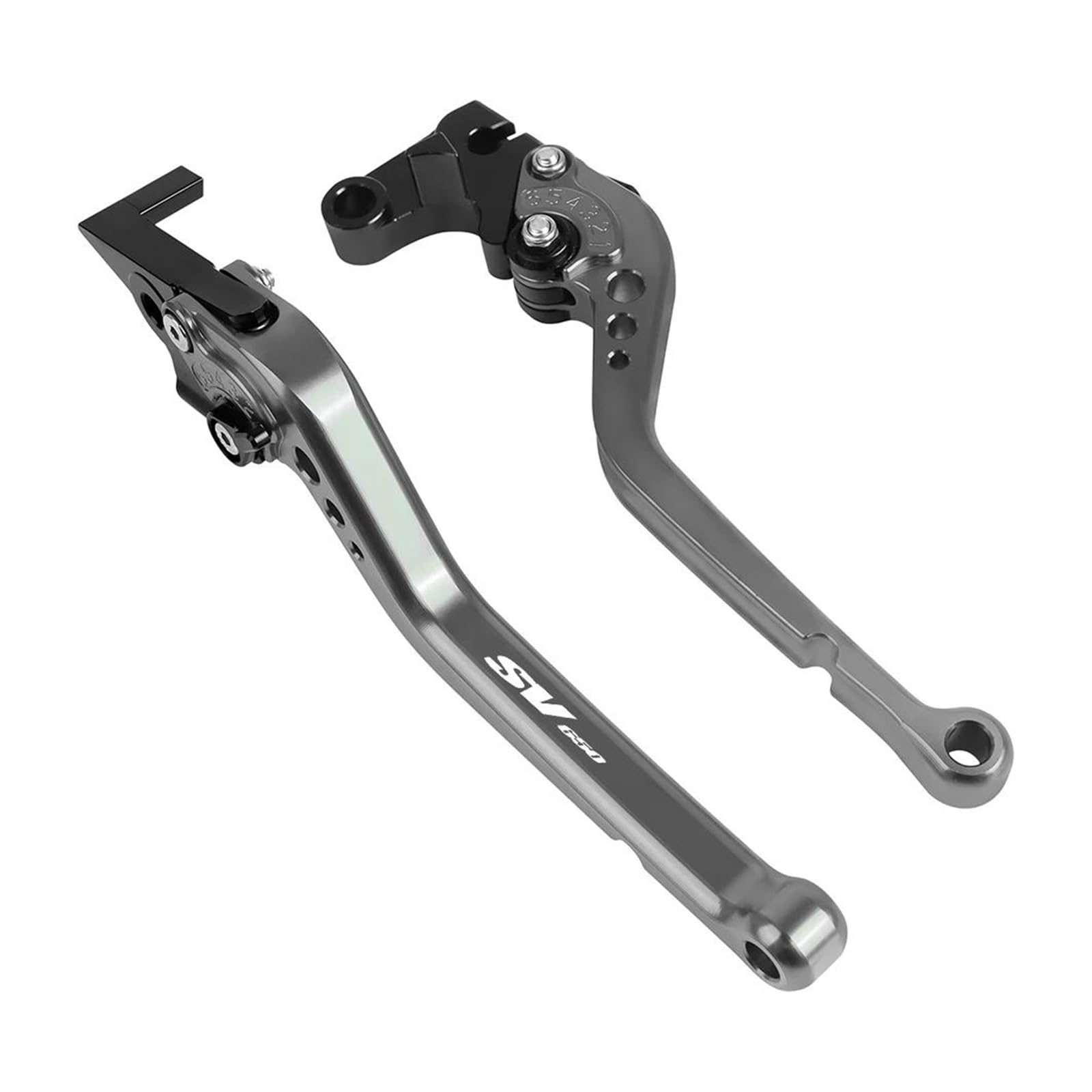 Für Suzuki SV 650 SV650S SV650 SV 650S 1999-2012 Motorrad CNC Kurze/Lange Bremse Kupplung Hebel Lenker Griffe(Gray long) von HUIKO