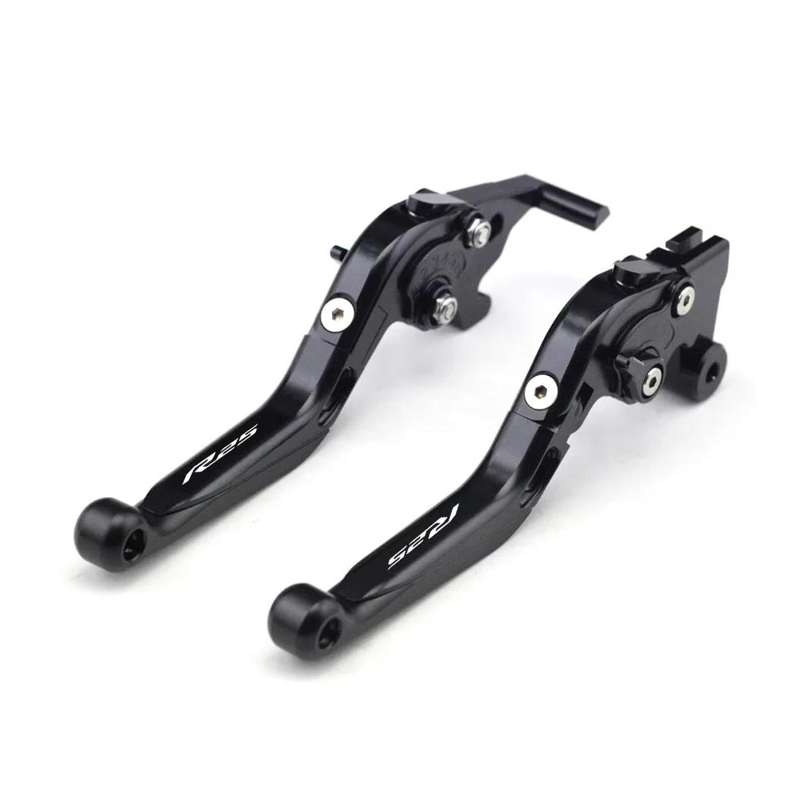 Für YAMAHA YZFR3 YZFR25 2014-2022 Motorrad Kupplung Vorne Bremse Spurstange Falten Teleskop Einstellung Hebel(R25 Black) von HUIKO